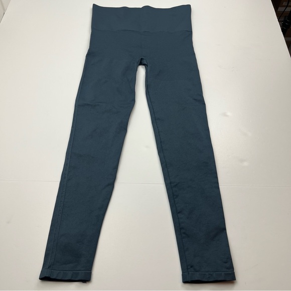 Blanqi Everyday Maternity Belly Support Legging Womens Medium Blue Grey Gray - Picture 1 of 9